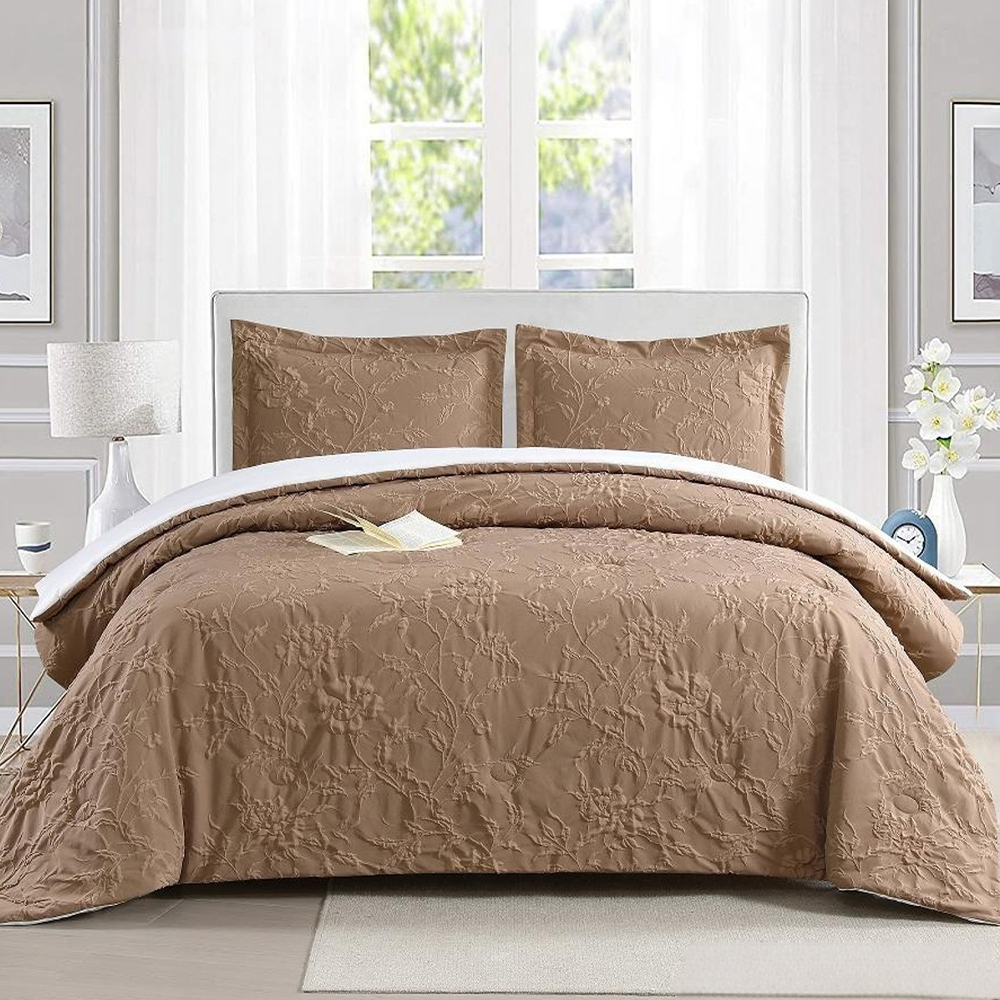 Khoáng chất Kết cấu thực vật Lá hoa dập nổi Vỏ chăn Bộ vỏ chăn Bộ đồ giường